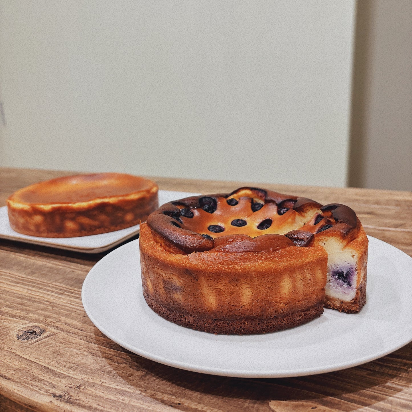 Blueberry Baked Cheesecake