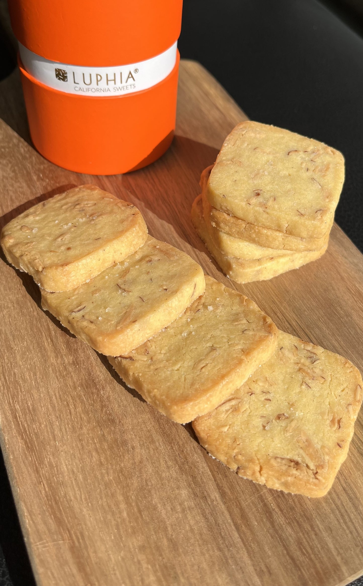 Salt Butter Almond Icebox Cookies