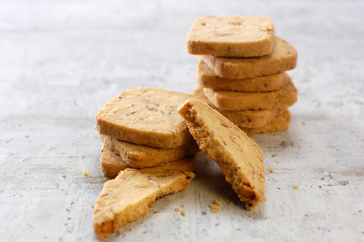 Salt Butter Almond Icebox Cookies